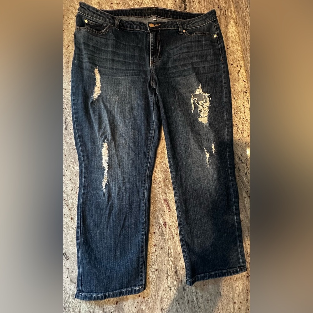 Jennifer Lopez Crop Denim